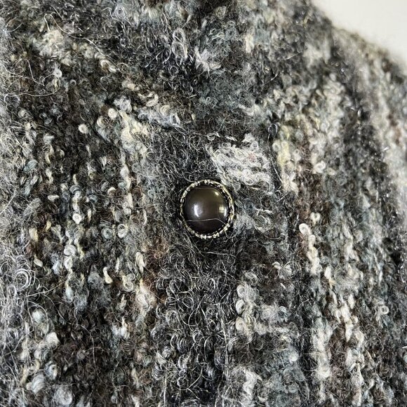 Vintage 80s Lilly of California Wool Blend Knit Cardigan Sweater Petite Small - Picture 6 of 10